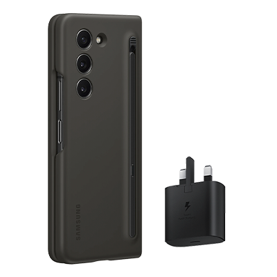 قاب گوشی سامسونگ Galaxy Z Fold 5 به همراه شارژر 25 وات سه شاخ مدل EF-OF94K-small-image