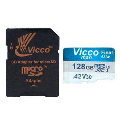 کارت حافظه microSDXC ویکومن مدل Final 600X کلاس 10 استاندارد UHS-I U3 سرعت 100MBps ظرفیت 128 گیگابایت به همراه آداپتور کارت حافظه microSDXC ویکومن مدل Final 600X کلاس 10 استاندارد UHS-I U3 سرعت 100MBps ظرفیت 128 گیگابایت به همراه آداپتور -small-image