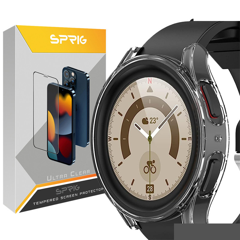کاور اسپریگ مدل Colorless مناسب برای ساعت هوشمند سامسونگ Galaxy Watch 5 pro 45mm کاور اسپریگ مدل Colorless مناسب برای ساعت هوشمند سامسونگ Galaxy Watch 5 pro 45mm