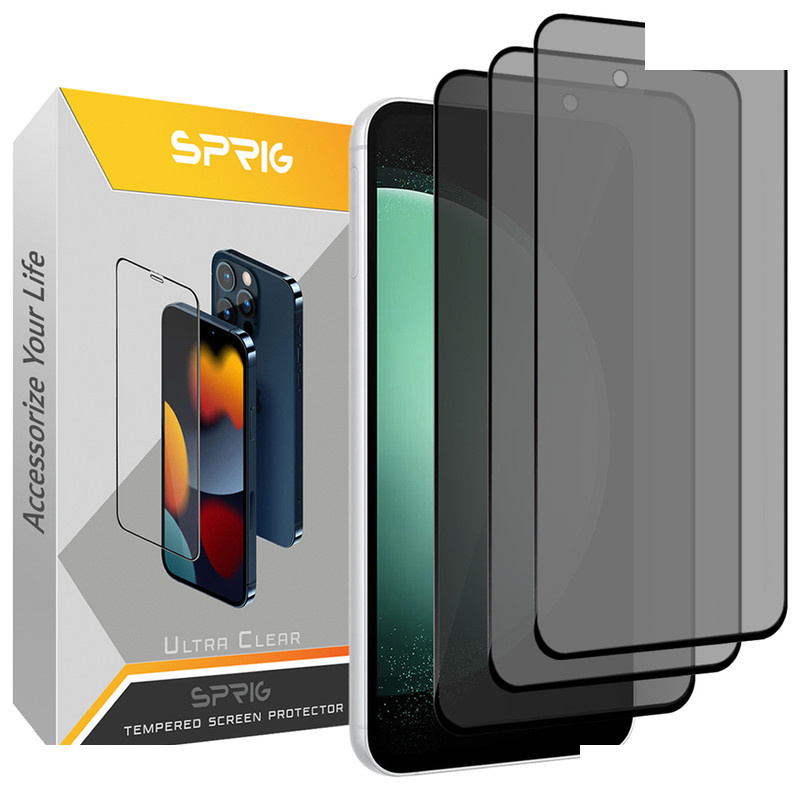 محافظ صفحه نمایش حریم شخصی اسپریگ مدل PVC_SPG3 مناسب برای گوشی موبایل سامسونگ Galaxy A36 / A56 / S24 FE بسته سه عددی