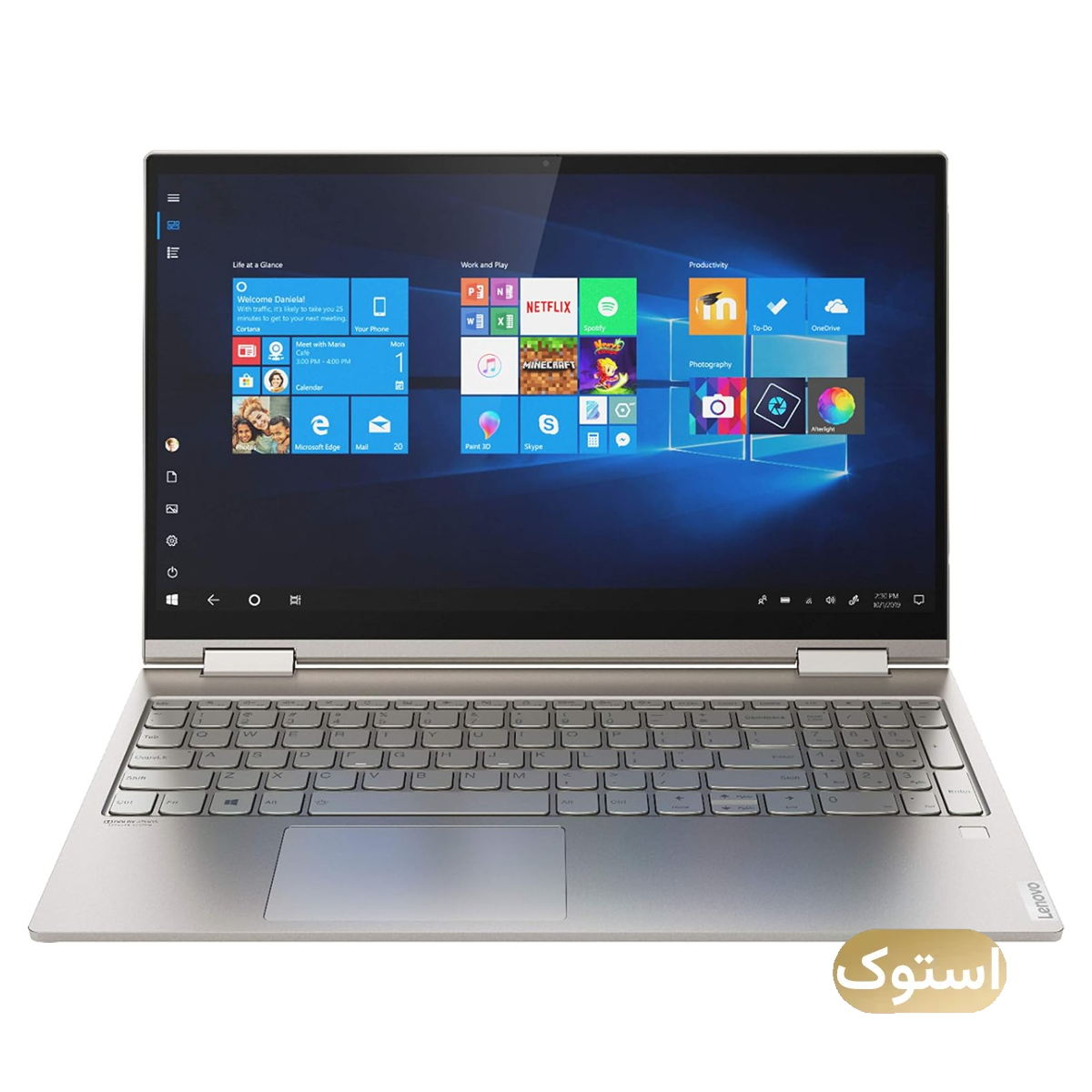 لپ تاپ استوک Used - لنوو 15.6 اینچی مدل Yoga C740 i7 10510U 12GB 512GB - بژ لپ تاپ استوک Used - لنوو 15.6 اینچی مدل Yoga C740 i7 10510U 12GB 512GB - بژ-small-image