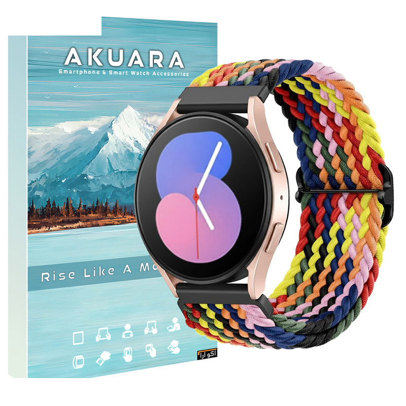 بند آکوآرا مدل Woven NCL مناسب برای ساعت هوشمند سامسونگ Galaxy Watch 5 40mm / watch 5 44mm