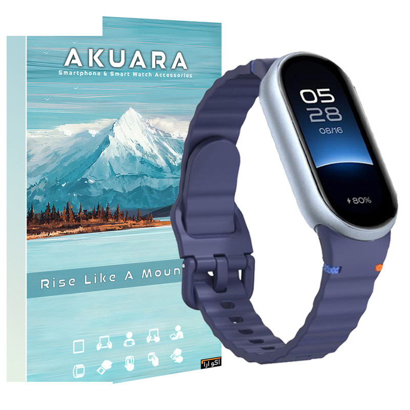 بند آکوآرا مدل NewVmb مناسب برای ساعت هوشمند شیائومی Mi Band 10 12mm
