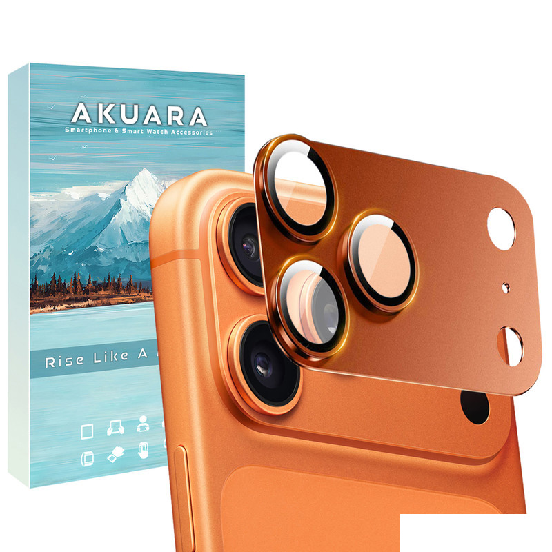 محافظ لنز دوربین فلزی آکوآرا مدل All-Round Protection مناسب برای گوشی موبایل اپل iPhone 17 Pro Max محافظ لنز دوربین فلزی آکوآرا مدل All-Round Protection مناسب برای گوشی موبایل اپل iPhone 17 Pro Max