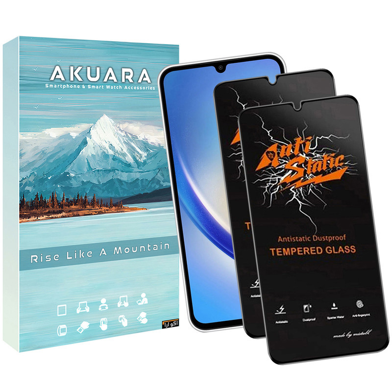محافظ صفحه نمایش آکوآرا مدل AKU as2 مناسب برای گوشی موبایل سامسونگ Galaxy A07 بسته دو عددی