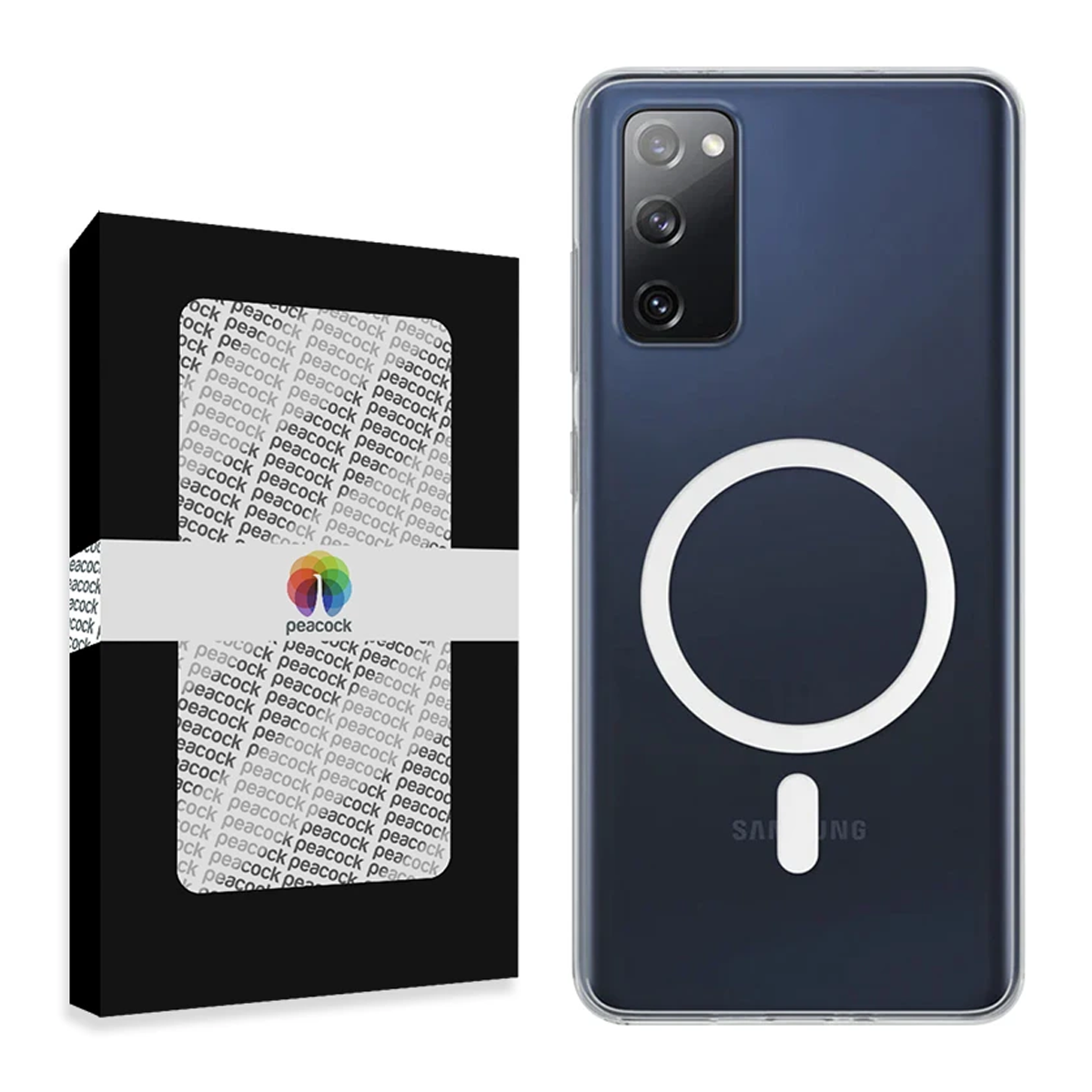 کاور گوشی سامسونگ Galaxy S20 Plus پیکوک مدل Clear Magsafe-small-image