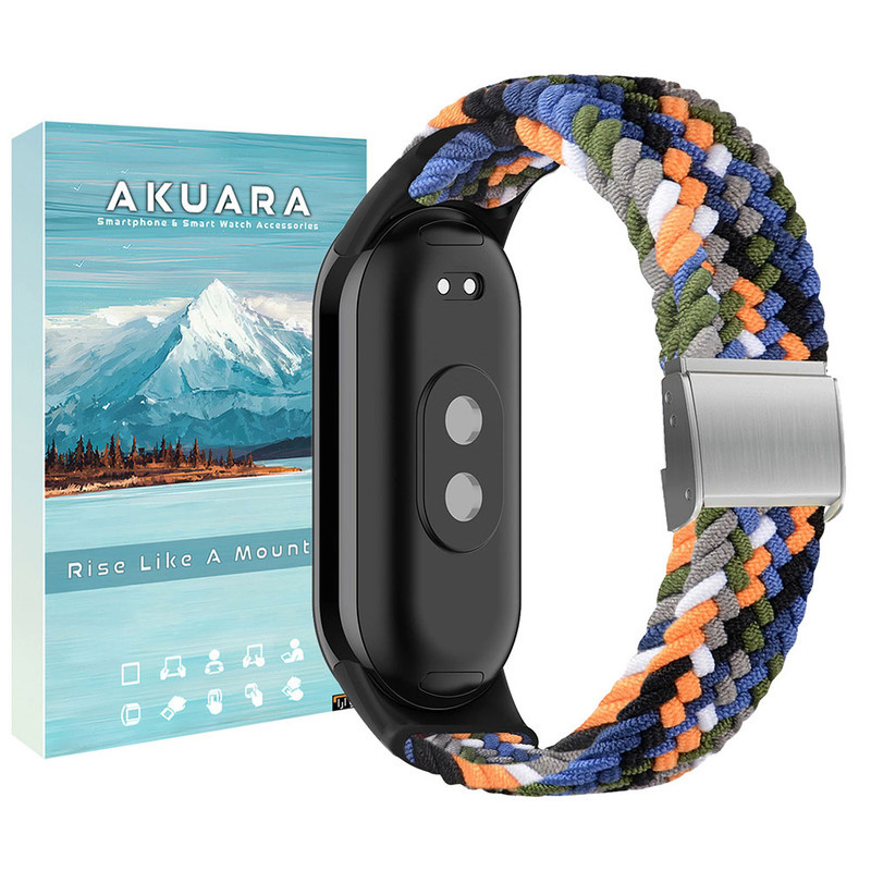 بند ساعت آکوآرا مدل Woven GK مناسب برای ساعت هوشمند شیائومی Mi Band 10