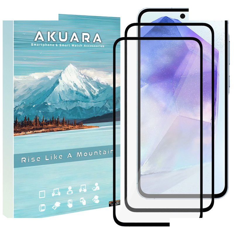 محافظ صفحه نمایش آکوآرا مدل AKU fl2 مناسب برای گوشی موبایل شیائومی Redmi Note 14s 4G مجموعه دو عددی
