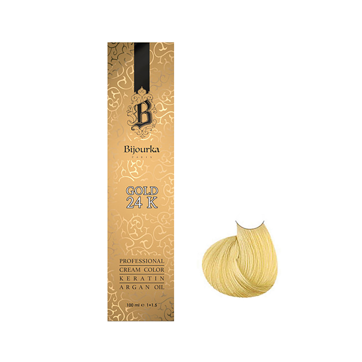 رنگ مو بیجورکا شماره 10-5 حجم 100 میلی لیتر رنگ بلوند طلایی خیلی خیلی روشن-small-image