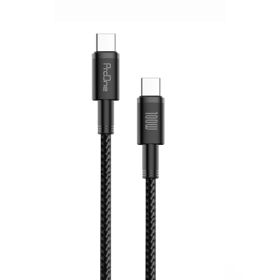 کابل تبدیل USB-C پرووان مدل PCC111 100W PD طول 1 متر