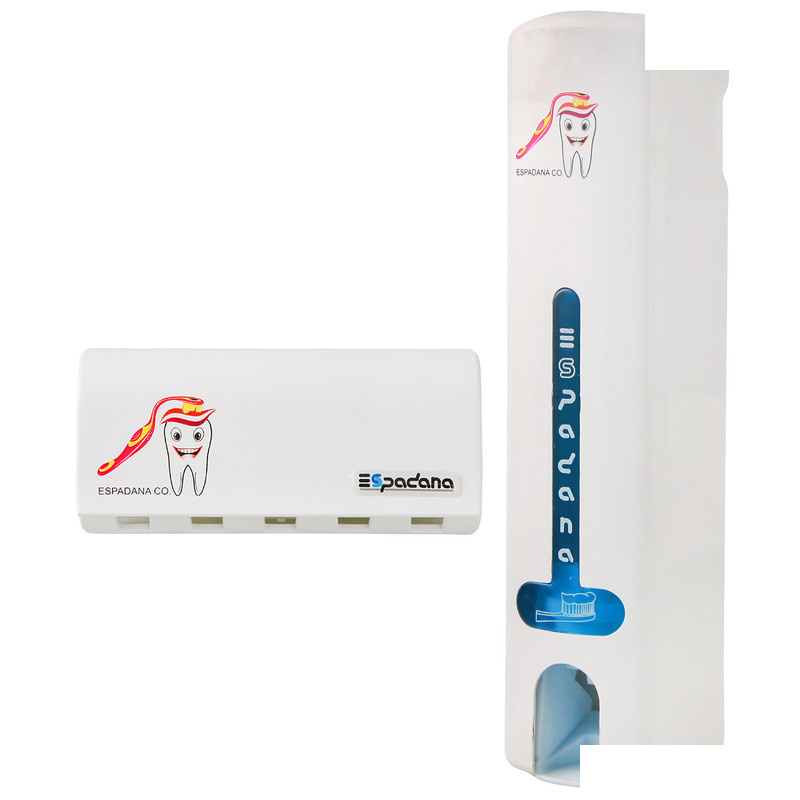 دستگاه خمیردندان اسپادانا کد 2021 به همراه جا مسواکی