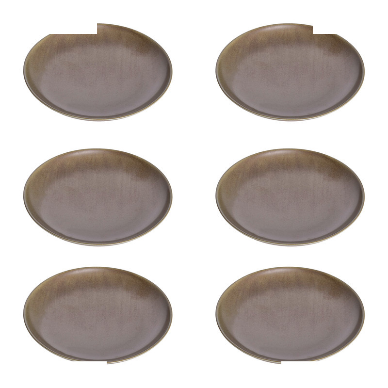 بشقاب میوه خوری بی.وی.کی طرح OLIVE کد 455208 مجموعه 6 عددی