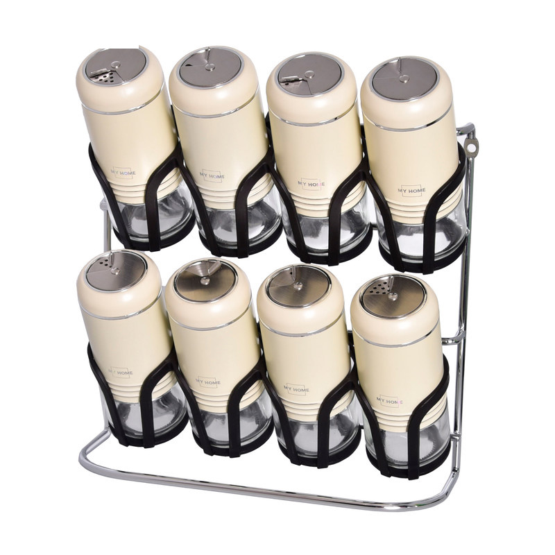 ست جا ادویه 8 پارچه مای هوم کد D به همراه استند