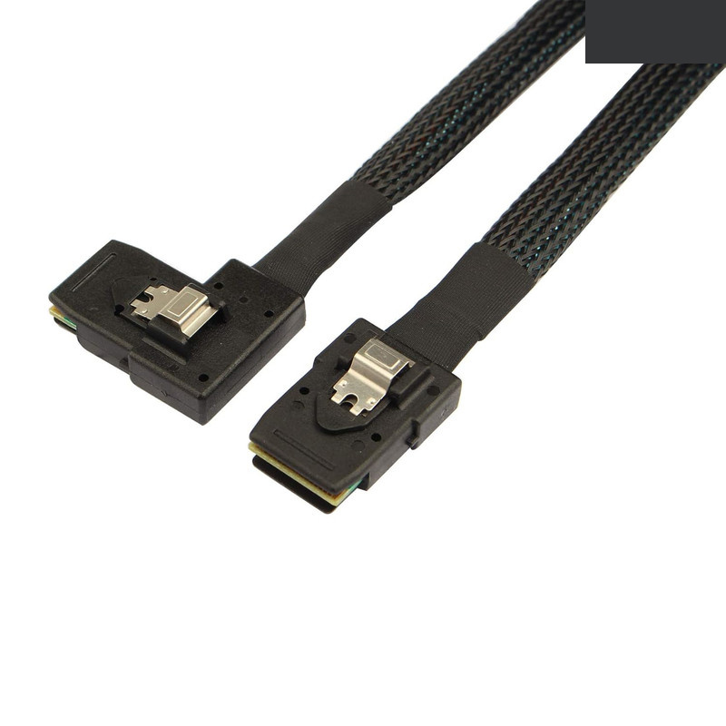 کابل تبدیل Mini SAS SFF-8087 به SFF-8087 اسمارطور مدل SM38-90 طول 0.8 متر