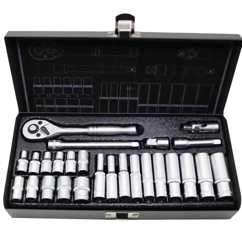 آچار بکس تاپکس مدل SMT-TOPEX-1/4-KOTAH-BOLAND-27cs-taiwan factory مجموعه 27 عددی