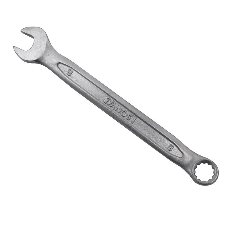 آچار یکسر تخت و یکسر رینگی تانوس مدل -SMT-TANOS-8MM-TAkht-ring سایز 8 میلی متر