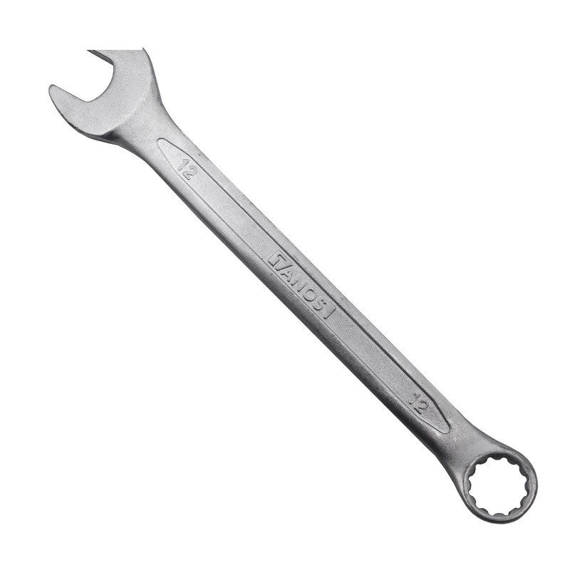آچار یکسر تخت و یکسر رینگی تانوس مدل SMT-TANOS-12MM-TAKHT-RING سایز 12 میلی متر