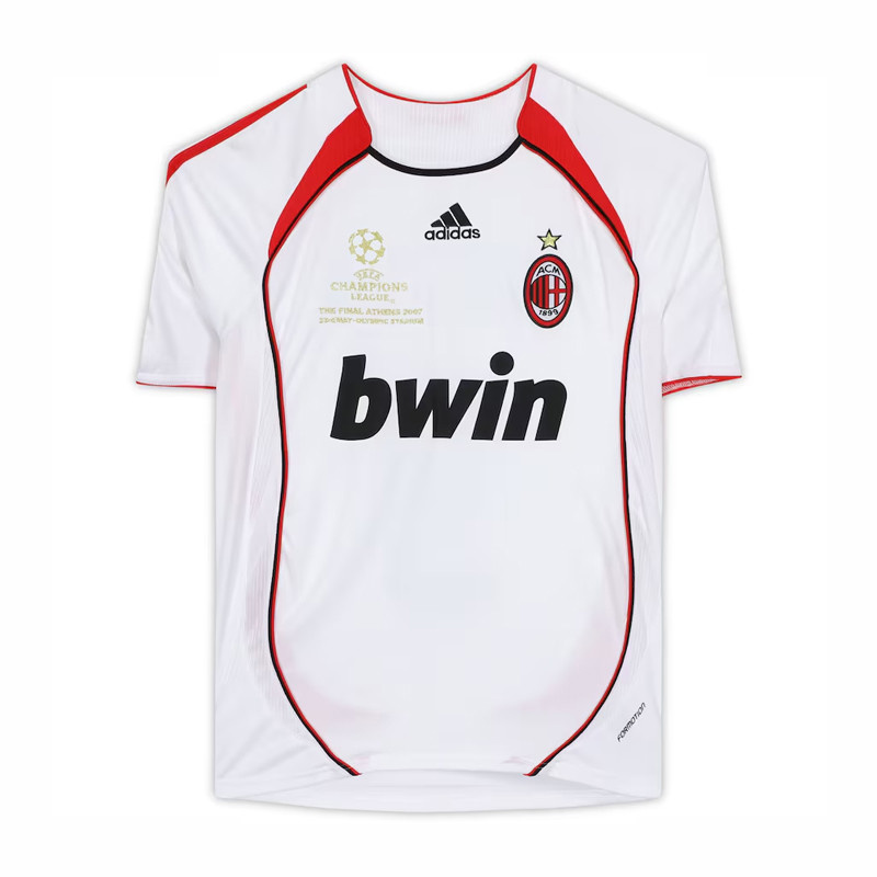 تی شرت ورزشی مردانه مدل میلان Away 2007 سفید تی شرت ورزشی مردانه مدل میلان Away 2007 سفید