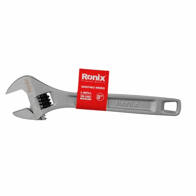 آچار فرانسه رونیکس مدل R2402H سایز 8 میلی متر آچار فرانسه رونیکس مدل R2402H سایز 8 میلی متر