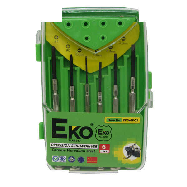 مجموعه 6 عددی پیچ گوشتی ساعتی اکو مدل EPS-6PCS مجموعه 6 عددی پیچ گوشتی ساعتی اکو مدل EPS-6PCS