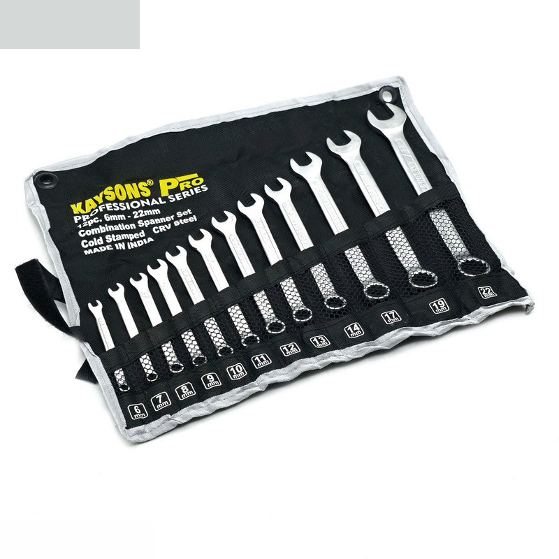 آچار یکسر تخت و یکسر رینگی کیسون مدل 6MM-22MM-12PCS مجموعه 12 عددی آچار یکسر تخت و یکسر رینگی کیسون مدل 6MM-22MM-12PCS مجموعه 12 عددی