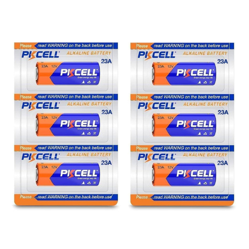 باتری 23A پیکی سل مدل  Alkaline 12V 23A MN21 VR22 L1028 مجموعه 6 عددی