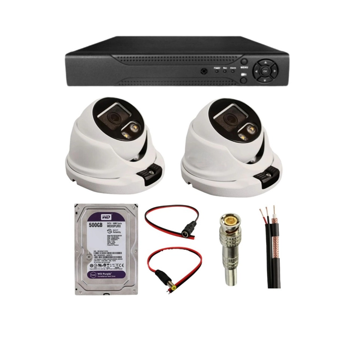 پکیج 2 دوربین مداربسته دام نگاهبان مدل DN-842-X33-small-image