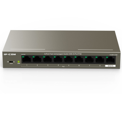 سوئیچ شبکه 9 پورت آی پی کام مدل F1109P-8-102W