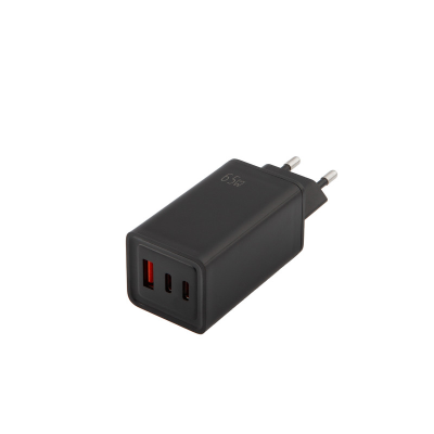 شارژر دیواری هترون مدل HWC 3651 PQ GaN توان 65 وات