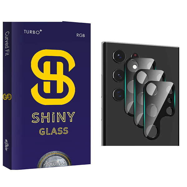محافظ لنز دوربین آتوچبو مدل Shiny Glass SFLL مناسب برای گوشی موبایل سامسونگ Galaxy S22 ULTRA بسته سه عددی محافظ لنز دوربین آتوچبو مدل Shiny Glass SFLL مناسب برای گوشی موبایل سامسونگ Galaxy S22 ULTRA بسته سه عددی
