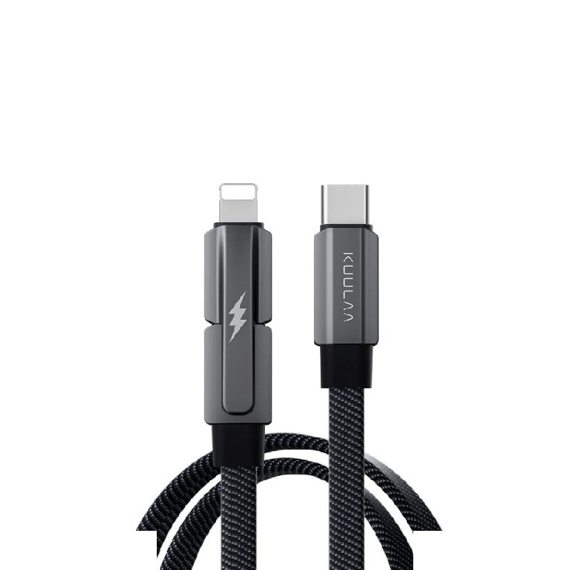 کابل تبدیل USB-C به USB-C / لایتنینگ کولا مدل KL-X72 طول 2 متر کابل تبدیل USB-C به USB-C / لایتنینگ کولا مدل KL-X72 طول 2 متر