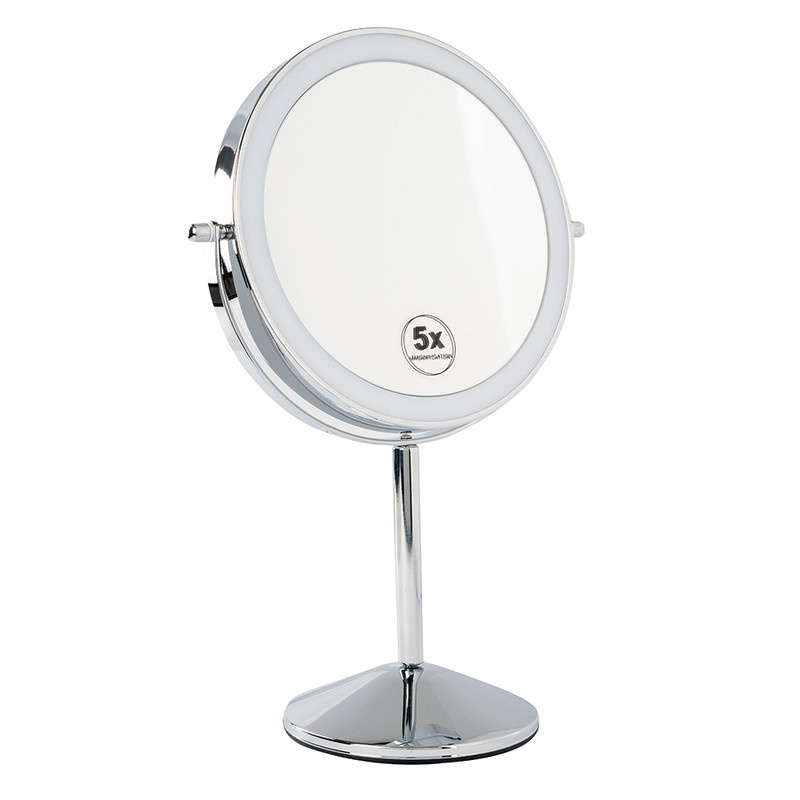 آینه رومیزی مدل LED-i710 لمسی قابل شارژ آینه رومیزی مدل LED-i710 لمسی قابل شارژ