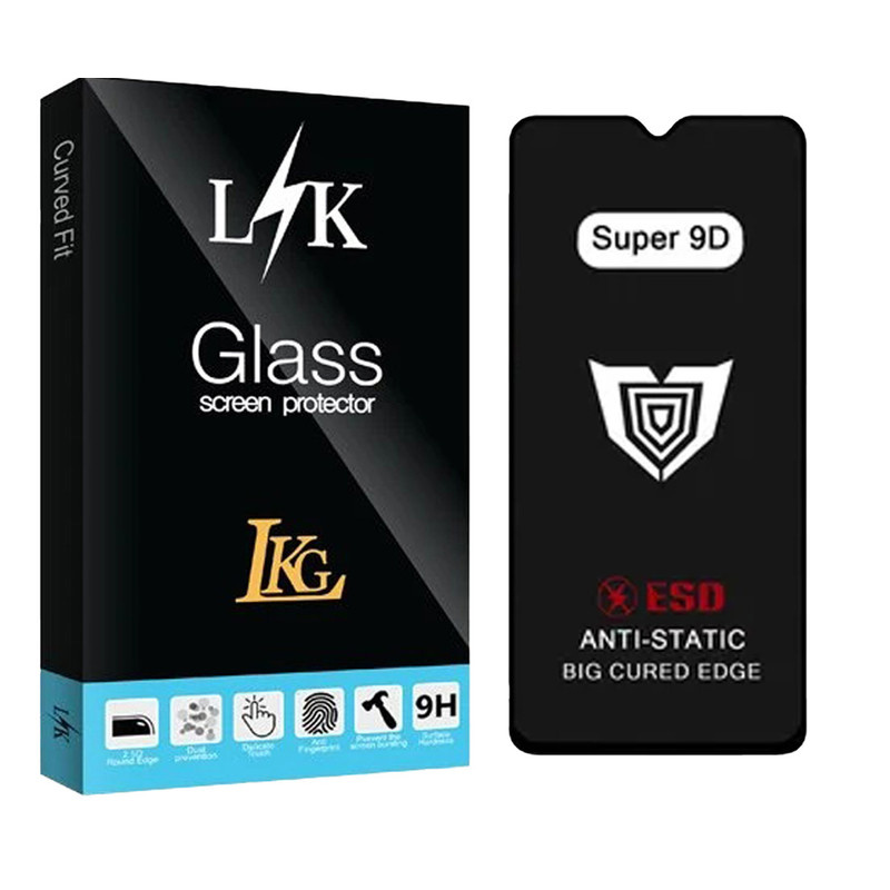 محافظ صفحه نمایش ال کا جی مدل Super 9D مناسب برای گوشی موبایل سامسونگ Galaxy A10 4G
