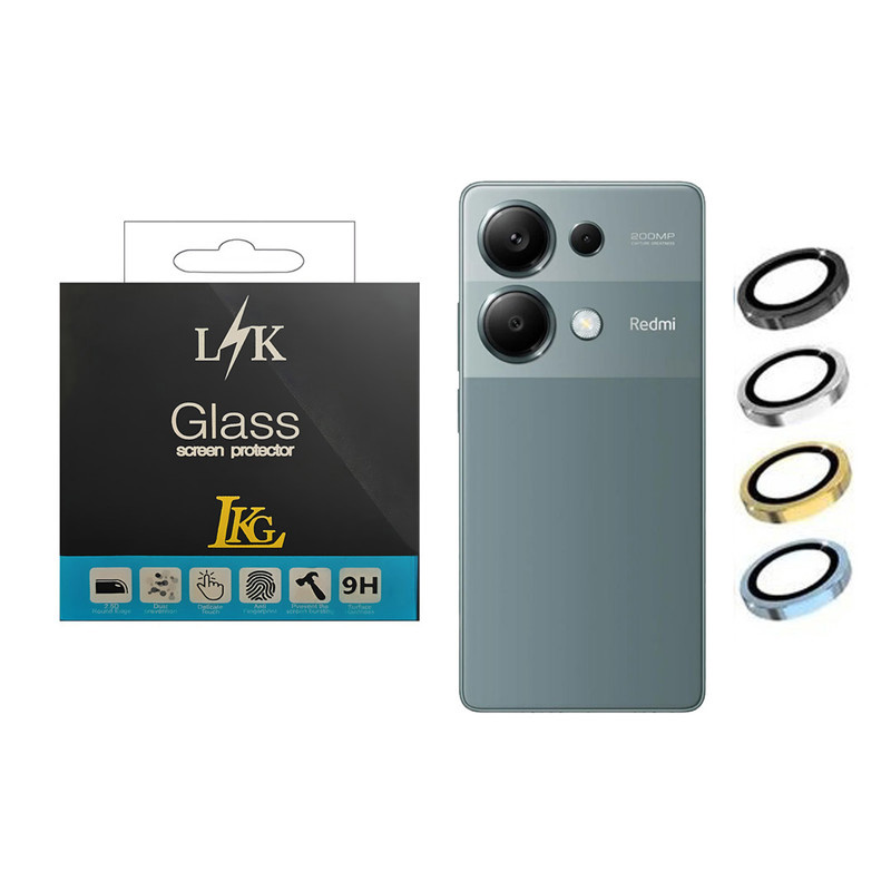 محافظ لنز دوربین ال کا جی مدل رینگی مناسب برای گوشی موبایل شیائومی Redmi Note13 Pro 4G محافظ لنز دوربین ال کا جی مدل رینگی مناسب برای گوشی موبایل شیائومی Redmi Note13 Pro 4G