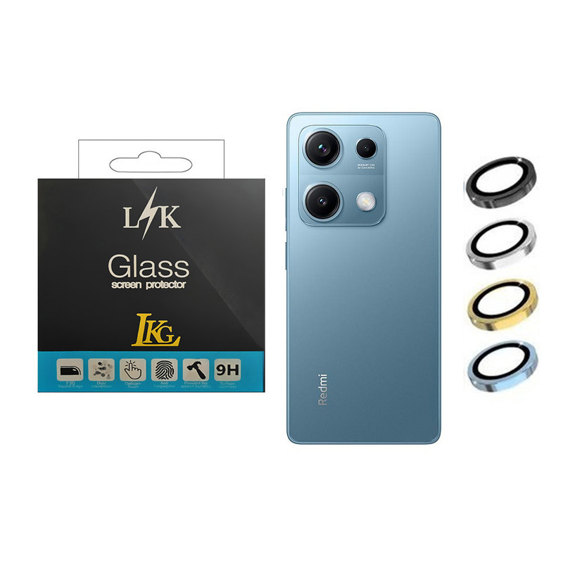 محافظ لنز دوربین ال کا جی مدل رینگی مناسب برای گوشی موبایل شیائومی Redmi Note 14S محافظ لنز دوربین ال کا جی مدل رینگی مناسب برای گوشی موبایل شیائومی Redmi Note 14S