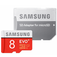 کارت حافظه microSDHC سامسونگ مدل Evo Plus کلاس 10 - ظرفیت 8 گیگابایت به همراه آداپتور SD کارت حافظه microSDHC سامسونگ مدل Evo Plus کلاس 10 - ظرفیت 8 گیگابایت به همراه آداپتور SD-small-image