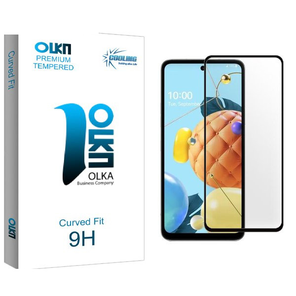 محافظ صفحه نمایش شیشه ای کولینگ مدل Olka مناسب برای گوشی موبایل ال جی K62