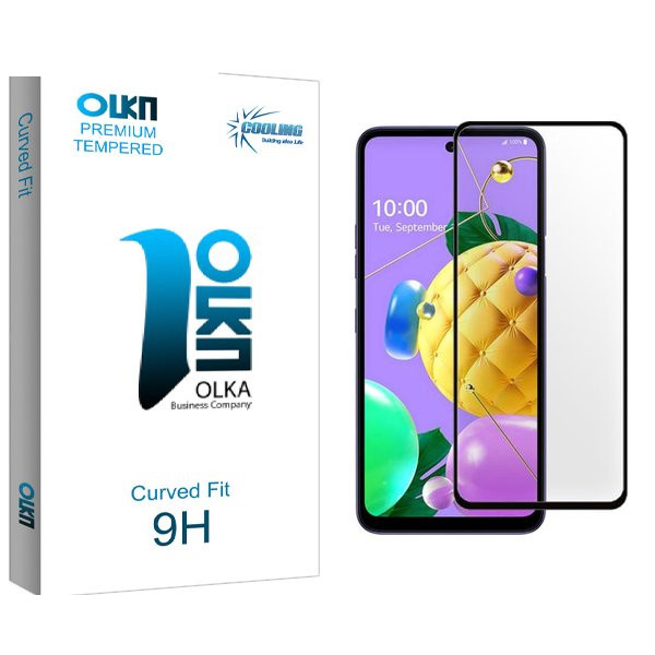 محافظ صفحه نمایش شیشه ای کولینگ مدل Olka مناسب برای گوشی موبایل ال جی K52