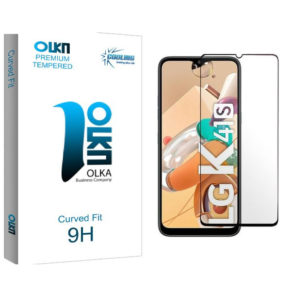 محافظ صفحه نمایش شیشه ای کولینگ مدل Olka مناسب برای گوشی موبایل ال جی K41s