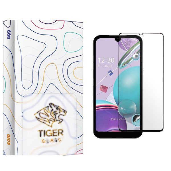محافظ صفحه نمایش شیشه ای تایگر گلس مدل APL2 مناسب برای گوشی موبایل ال جی K31 محافظ صفحه نمایش شیشه ای تایگر گلس مدل APL2 مناسب برای گوشی موبایل ال جی K31
