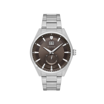 ساعت مچی مردانه واینر مدل WA.17000-B بند استل نقره ای ساعت مچی عقربهای مردانه واینر مدل WA.17000-B