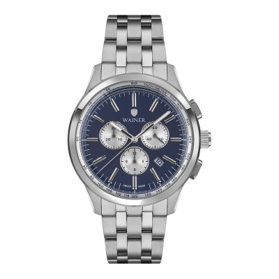 ساعت مچی مردانه واینر مدل WA.12320-D بند استیل نقره ای ساعت مچی عقربهای مردانه واینر مدل WA.12320-D