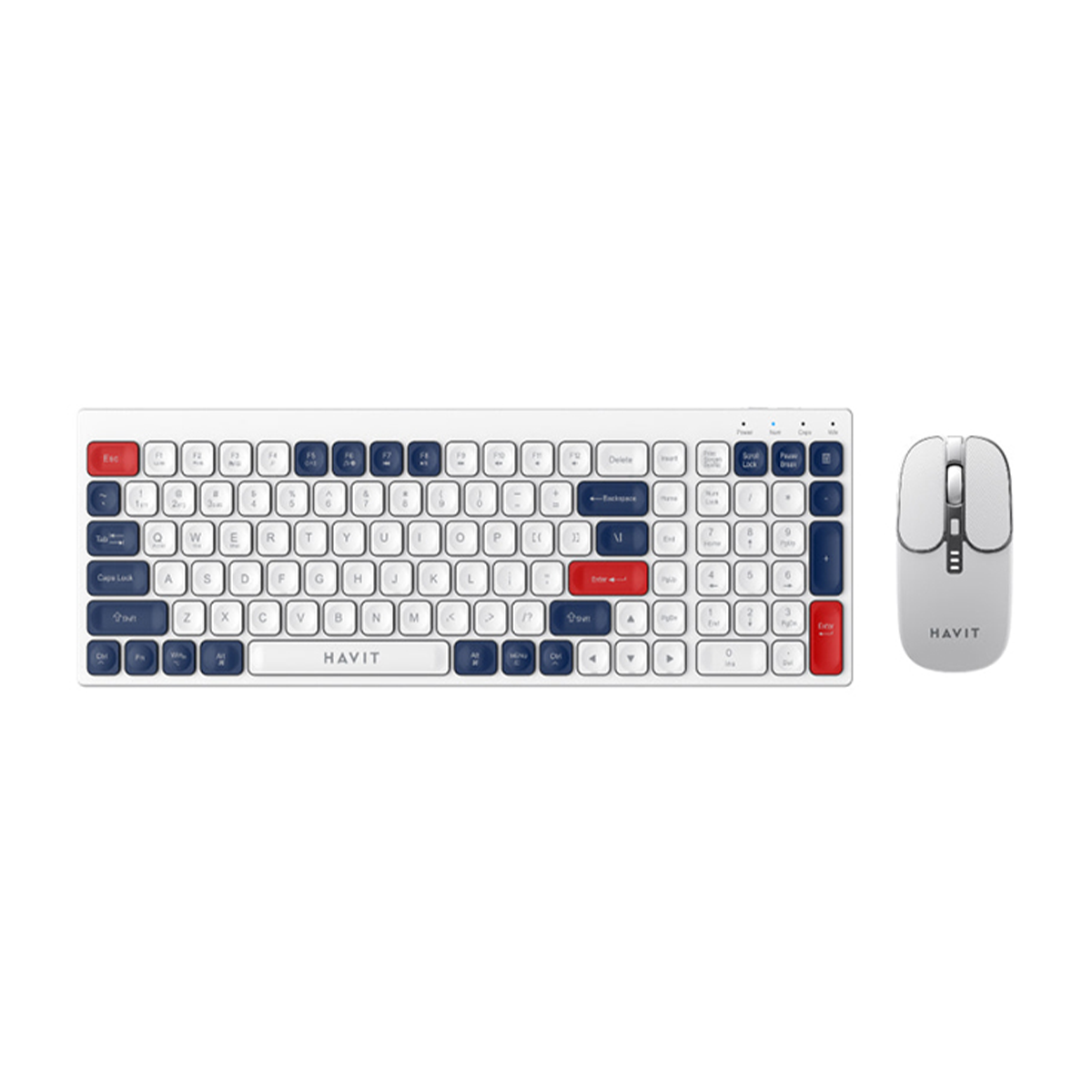 کیبورد و ماوس بی سیم هویت مدل KB830-small-image