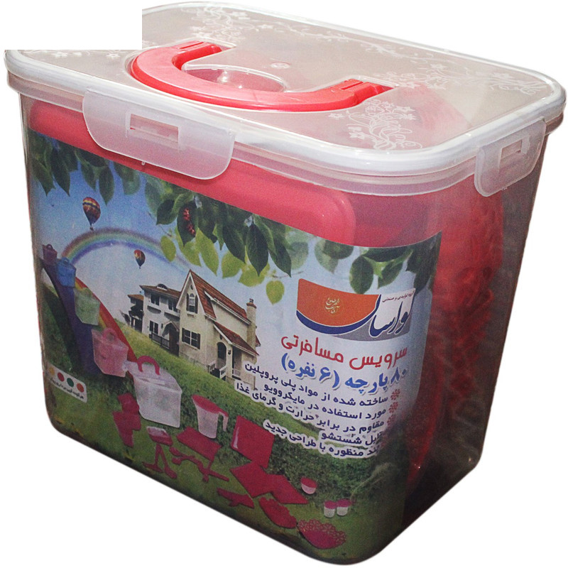 سبد پیک نیک مسافرتی 80 پارچه لواسان مدل LT23