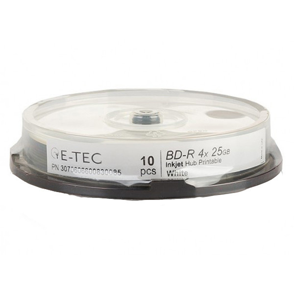 بلو ری خام ای تک مدل BD-R ظرفیت 25 گیگابایت بسته 10 عددی بلو ری خام ای تک مدل BD-R ظرفیت 25 گیگابایت بسته 10 عددی