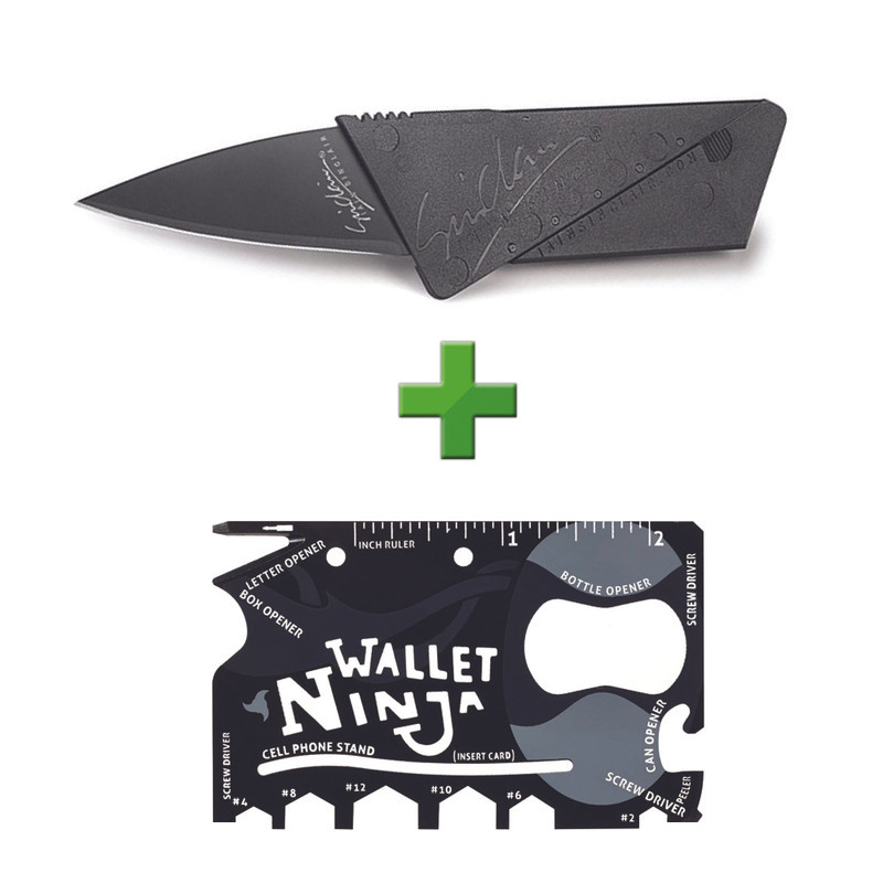 پک چاقو مدل جیبی به همراه آچار و ابزار چندکاره مدل ninja wallet پک چاقو مدل جیبی به همراه آچار و ابزار چندکاره مدل ninja wallet