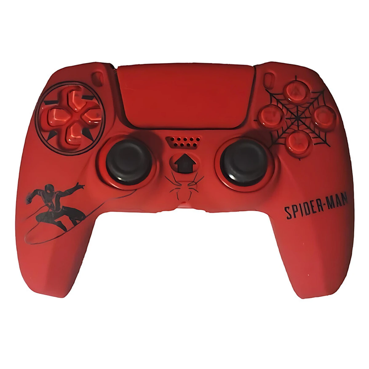 روکش دسته بازی PS5 طرح Spider Man زمینه قرمز مشکی