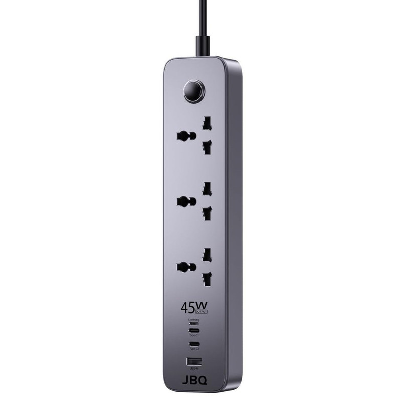 چندراهی برق جی بی کیو مدل 7in1 extention socket چندراهی برق جی بی کیو مدل 7in1 extention socket