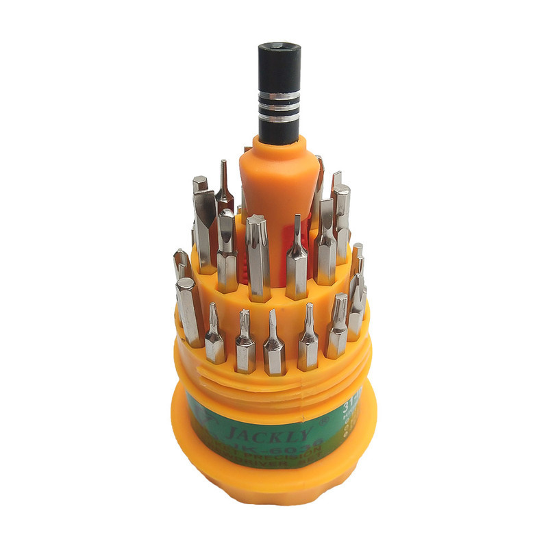 مجموعه 31 عددی پیچ گوشتی جکلی مدل jk-6036 مجموعه 31 عددی پیچ گوشتی جکلی مدل jk-6036