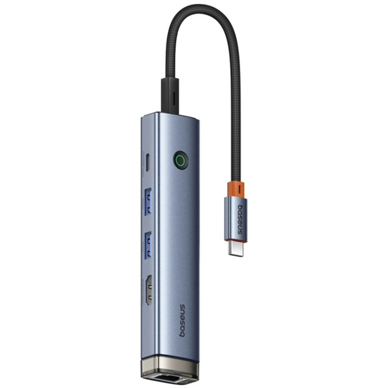 هاب 5 پورت USB-C بیسوس مدل BS-OH165 هاب 5 پورت USB-C بیسوس مدل BS-OH165